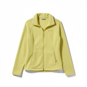 Columbia Women's Vibrant Yellow Fleece Zip Up Jacket